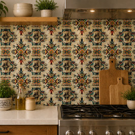 Vintages Muster amerikanischer Ethnic Art Fliese