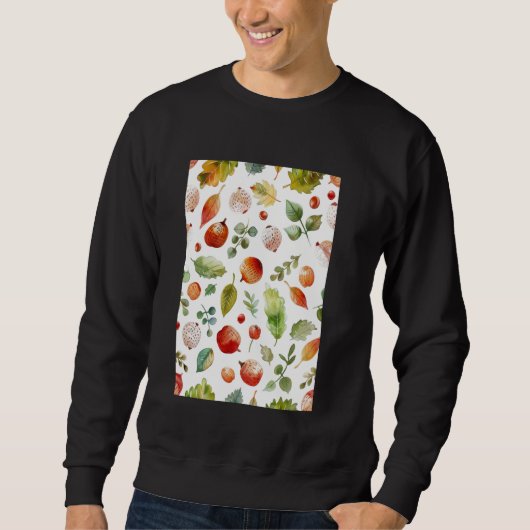Vintages Muster Art Hazelnut Sweatshirt (Vorderseite)