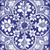 Vintages Muster aus , weißem Kaninchen Wandteppich