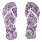 Vintages Muster Badesandalen (Fußbett)