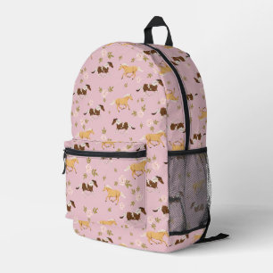 Vintages Muster Bedruckter Rucksack
