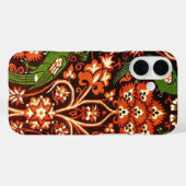 Vintages Muster Case-Mate iPhone Hülle (Rückseite (Horizontal))