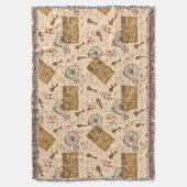 Vintages Muster Decke (Vorderseite Vertikal)