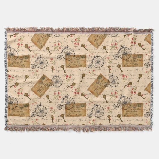 Vintages Muster Decke (Vorderseite)