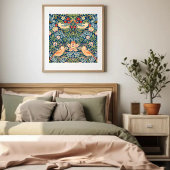 Vintages Muster der botanischen Mauer - William Mo Poster