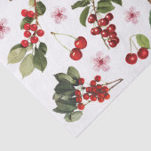 Vintages Muster der Cherries Collage Decoupage Seidenpapier (Detail)