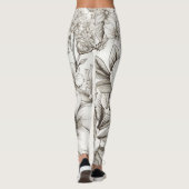 Vintages Muster der Sepia (11) Leggings (Rückseite)