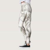 Vintages Muster der Sepia (11) Leggings (Links)