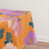Vintages Muster der wilden Rose Tischdecke (Beispiel)