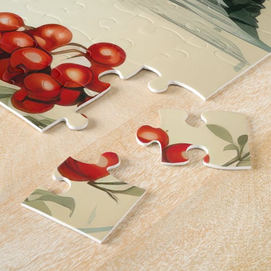 Vintages Muster des Erntedanks (1) Puzzle (Seite)