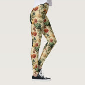 Vintages Muster des Erntedanks (2) Leggings (Rechts)