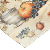 Vintages Muster des Erntedanks (7) Tischdecke (Schrägansicht)