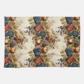 Vintages Muster des Erntedanks (9) Geschirrtuch (Horizontal)