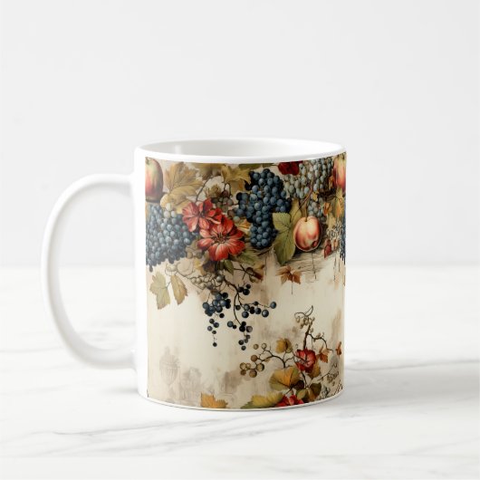 Vintages Muster des Erntedanks (9) Kaffeetasse (Links)