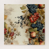 Vintages Muster des Erntedanks (9) Puzzle (Horizontal)