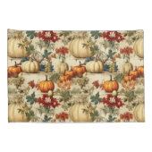 Vintages Muster des Erntedanks mit Blumenmuster (1 Kissenbezug (Rückseite-Rechts)