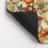 Vintages Muster des Erntedanks mit Blumenmuster (1 Mousepad (Ecke)
