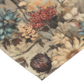 Vintages Muster des Erntedanks mit Blumenmuster (1 Tischdecke (Schrägansicht)