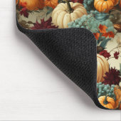 Vintages Muster des Erntedanks mit Blumenmuster (8 Mousepad (Ecke)