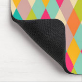 Vintages Muster des Harlekins Mousepad (Ecke)