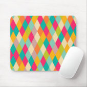 Vintages Muster des Harlekins Mousepad (Mit Mouse)