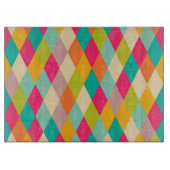 Vintages Muster des Harlekins Schneidebrett (Vorderseite)