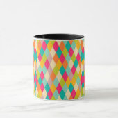 Vintages Muster des Harlekins Tasse (Zentrum)