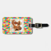 Vintages Muster des kundenspezifischen Gepäckanhänger (Vorderseite horizontal)