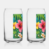 Vintages Muster des Retro-Musters Dosenglas (Rechts)