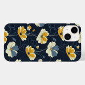Vintages Muster, elegantes Blumendesign Case-Mate iPhone Hülle (Rückseite (Horizontal))
