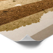 Vintages Muster: Elegantes Hintergrunddesign. Poster (Ecke)