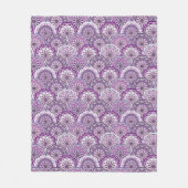 Vintages Muster Fleecedecke (Vorderseite)