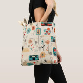 Vintages Muster für Blumen und Kamera (2) Tasche (Von Nahem)