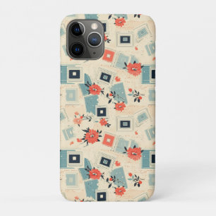 Vintages Muster für Blumen und Kameras (3) Case-Mate iPhone Hülle