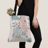 Vintages Muster für Blumenmuster - Pastell (1) Tasche (Von Nahem)