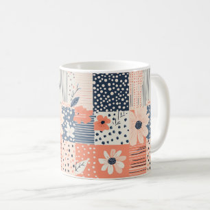 Vintages Muster für Blumenmuster - Pastell (7) Kaffeetasse