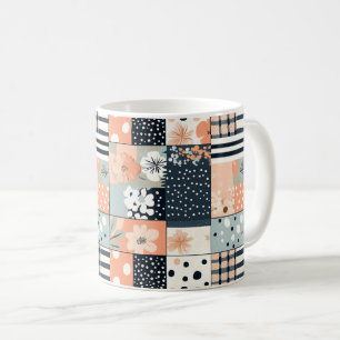 Vintages Muster für Blumenmuster - Pastell (8) Kaffeetasse