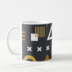Vintages Muster für geometrische Figuren Kaffeetasse
