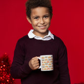 Vintages Muster für mehrfarbige Autos Kaffeetasse