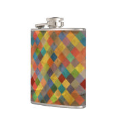Vintages Muster. Geometrisch. Flachmann (Links)