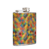 Vintages Muster. Geometrisch Flachmann (Rechts)