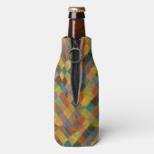 Vintages Muster. Geometrisch. Flaschenkühler (Flasche Rückseite)