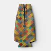 Vintages Muster. Geometrisch. Flaschenkühler (Rückseite)