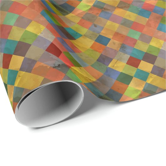 Vintages Muster. Geometrisch. Geschenkpapier (Rolleneckpunkt)