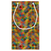Vintages Muster. Geometrisch Kleine Geschenktüte (Rückseite)