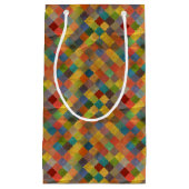 Vintages Muster. Geometrisch Kleine Geschenktüte (Vorderseite)