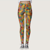 Vintages Muster. Geometrisch Leggings (Vorderseite)