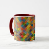 Vintages Muster. Geometrisch Tasse (Vorderseite Links)