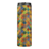 Vintages Muster. Geometrisch. Thermosbecher (Rückseite)