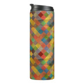 Vintages Muster. Geometrisch. Thermosbecher (Nach rechts gedreht)